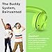 LilGadgets Connect+ Pro Wired Kids Headphones for School w/Microphone, Volume Limiting & Noise Reduction Over-Ear Headset w/Cord, SharePort Technology & SoftTouch Padding, Green Headphones for Kids