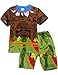 Maui Little Boys Pajamas Sets 2 Piece For Kids Clothes Toddler Pjs Sleepwear Moana (2T(1-2Years), Shorts Sleeves)