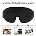GINIMAX Sleep Mask, Sleeping Mask for Men/Women, 3D Contoured Eye Mask for Sleeping, 100% Blockout Soft Night Blindfold with Adjustable Strap