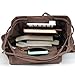 Canvas Backpack Rucksack BESTOPE Backpack Rucksack Unisex Canvas Backpack Vintage Casual School Hiking Travel Backpack with Leather Strap (Amy Green)