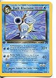 Pokemon Team 1st Edition Rocket Rare Card #20/82 Dark Blastoise