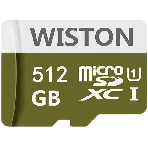 Micro SD SDXC Card Memory Card High Speed Class 10 with SD Adapter, Designed for Android Smartphones (512gb)
