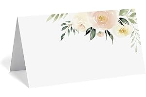 Place Cards for Weddings, Receptions, Parties, Celebrations, Great Addition to Your Table Centerpiece, Theme, Decorations (Fl