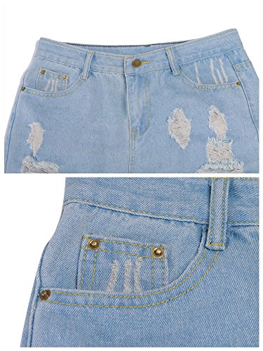 Women Casual Ripped Holes