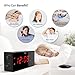 iLuv Time Shaker Boom Wireless Vibrating Bed Shaker Alarm Clock for Heavy Deep Sleepers, LED Display, Loud Panic Alert, Flashing Red Alert Light, Multiple Vibration Levels, Dual Alarm, USB Charging