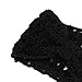 Sannysis Women Winter Warmer Hairband Hollow Woven Handcraft (Black)