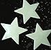 Singeek 100pcs/ Pack Luminous Stars Fluorescent Noctilucent Starts Stickers Three-Dimensional Wall Stickers Glow in The Dark Baby