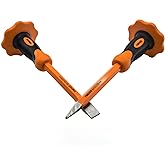 Finder 2 pcs 12-Inch Heavy Duty Chisels Set With Hand Protection Flat Head and Pointed/Spear Head Demolishing/Masonry/Carving