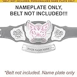 Personalized Nameplate for Adult WWE Divas Championship Replica Belt