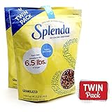 SPLENDA No Calorie Sweetener, Granulated Sugar Substitute, Resealable Twin Pack Bags, 25.22 Ounce (Each Pouch: 12.61 oz)