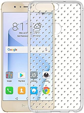 Huawei Honor 8 Case, Draws [Shock Resistance] [Corner Protection] Air Cushioned Bumper TPU Soft Case for Huawei Honor 8 (2016) - Crystal Clear