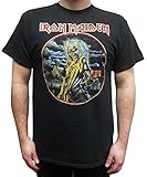 Iron Maiden Killers Circle Vintage T-Shirt, Black, X-Large