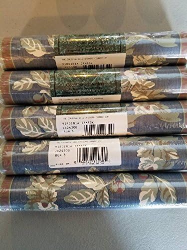 VIRGINIA DAMASK WALLPAPER BORDERS 5 YDS 5 PACK