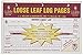 Deluxe Duplicate Driver Daily Legal Form Log with Detailed DVIR & Daily Recap Shrinkwrapped Loose-Leaf Format, 2-Ply with Carbon, 8.5