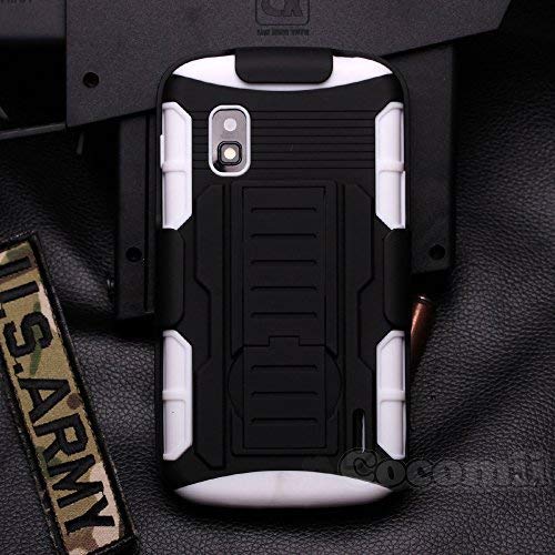 Cocomii Robot Armor LG Nexus 4 Case New [Heavy Duty] Premium Belt Clip Holster Kickstand Shockproof Hard Bumper Shell [Military Defender] Full Body Dual Layer Rugged Cover for LG Nexus 4 (R.White)