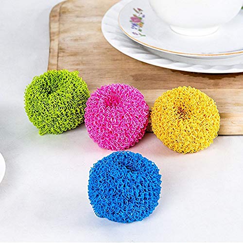 Sponges & Scouring Pads - Dishwashing Brush Multicolour Multifunction Cleaning Ball - Fresh Baby Odor Mamaroo Basketball Back Physical Swimming Toys Balls Poke Machine Squishy Ring With Flow