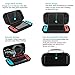 Albabara Nintendo Switch Game Traveler Carrying Case Portable & Protective Hard Case Shell Pouch for Switch Console & Accessories,10 Game Card Slots Storage Case – Blackthumb 1