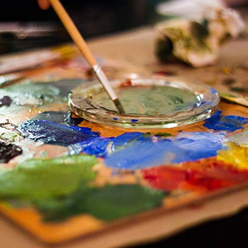 Miniature Paint Brushes - 15 pcs Acrylic Paint Brush Set for Fine Detailing, Different Sizes Paint Brushes for Acrylic Watercolor Oil Gouache Paint - Free Holder and Travel Bag