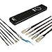 Artify 11 pcs Professional Oil Paint Brush Set, Perfect for Oil Painting, with a Free Metal Carrying Box