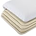 Lumalife Luxe Thin Firm Memory Foam Pillow, Adjust Height from 1/2 Inch Ultra Thin to 4½ Inches Thick, Use 4 Slim Memory Foam Thinserts to Adjust Loft or Change Pillow Contour