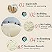 EASELAND Soft Queen Size Blanket Winter Warm Fuzzy Microplush Lightweight Thermal Fleece Blankets for Couch Bed Sofa,90x90 Inches,Ivory