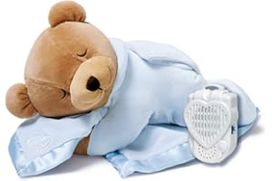 Prince Lionheart Original Slumber Bear with Silkie Blanket - Blue