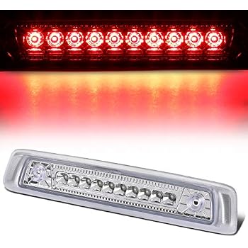 thumbnail image 2 of Chrome Housing LED 3rd Brake Light For 1997-2004 Chevy Corvette C5 – Red LEDs, Clear Lens 2 of 5