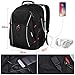 NUBILY Laptop Backpack Extra Large Travel Backpacks for Men Women Waterproof TSA Friendly Business Traveling Computer Bag College Backpack with USB Charging Port Fit 17.3 Inch Laptop Notebook Black