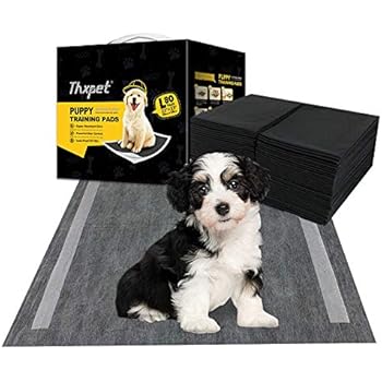 black puppy pads