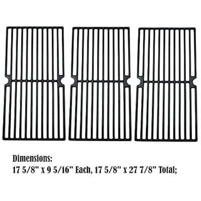 Direct store Parts DC118 Porcelain Cast Iron Cooking grid Replacement Brinkmann, Grill King Gas Grill