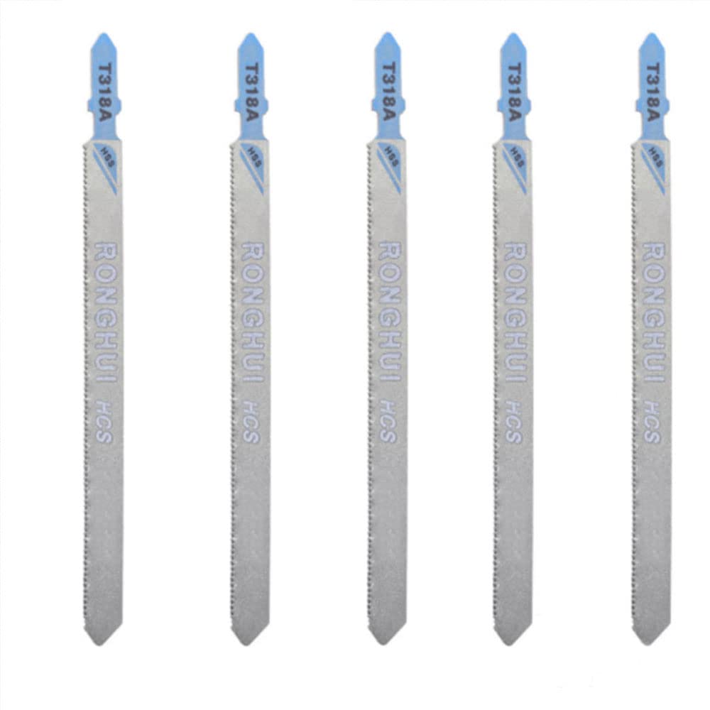 Jig Saw Blades Wood and Metal Jigsaw Blade Set Compatible with All Reciprocating Saw (5PCS)