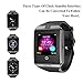 Q18 Smart Watch,Smartwatch for Android Phones, Smart Watches Touchscreen with Camera Bluetooth Watch Phone with SIM Card Slot Watch Cell Phone Compatible Android Samsung iOS Phone XS X8 7 6 5 Men Women