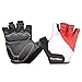 WOLFBIKE Non-Slip Gel Pad Gloves Cycling Riding Gloves,Red,L(8-9cm)