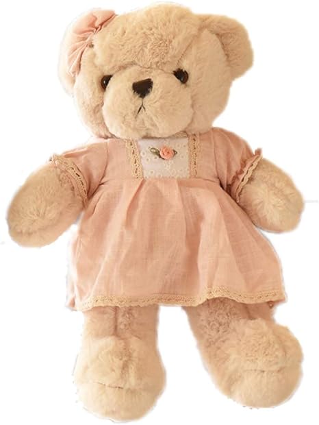 Amazon 幸せのモモちゃん クマぬいぐるみ テディベア 動物 柔らかい 癒し スカート着て 可愛いい もちもち 綺麗 人気 おもちゃ 部屋飾り 置物 添寝枕 お祝い 誕生日 ギフト プレゼント 40 55 70 90cm ピンク1 90cm ぬいぐるみ おもちゃ