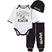 NFL New Orleans Saints Baby Boy Bodysuit, Footed Pant & Cap