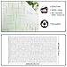 Privacy Window Film White Cross, Self Adhesive Frosted Window Film Removable Static Cling Decorative Glass Window Sticker No Glue UV Blocking Window Cling Blind for Office Kitchen 17.5x78.7inches