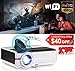 Video Projector WiFi Wireless 4200 Luminous LED LCD Dispaly Max 200