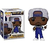 Funko Pop Tupac Shakur Thug Life with Mic and Hat + Protector: Pop! Rocks Vinyl Figure (Gift Set Bundled with ToyBop Brand Box Protector Collector Case)