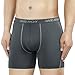 David Archy 3 Pack Men's Ultra Fast Dry Performance Boxer Briefs (S, Dark Gray-Mesh)