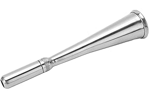 Handheld Foghorn, Stainless Steel Marine Air Horn with Removable Mouthpiece, for Boats Yachts Kayaks and Emergency Kits