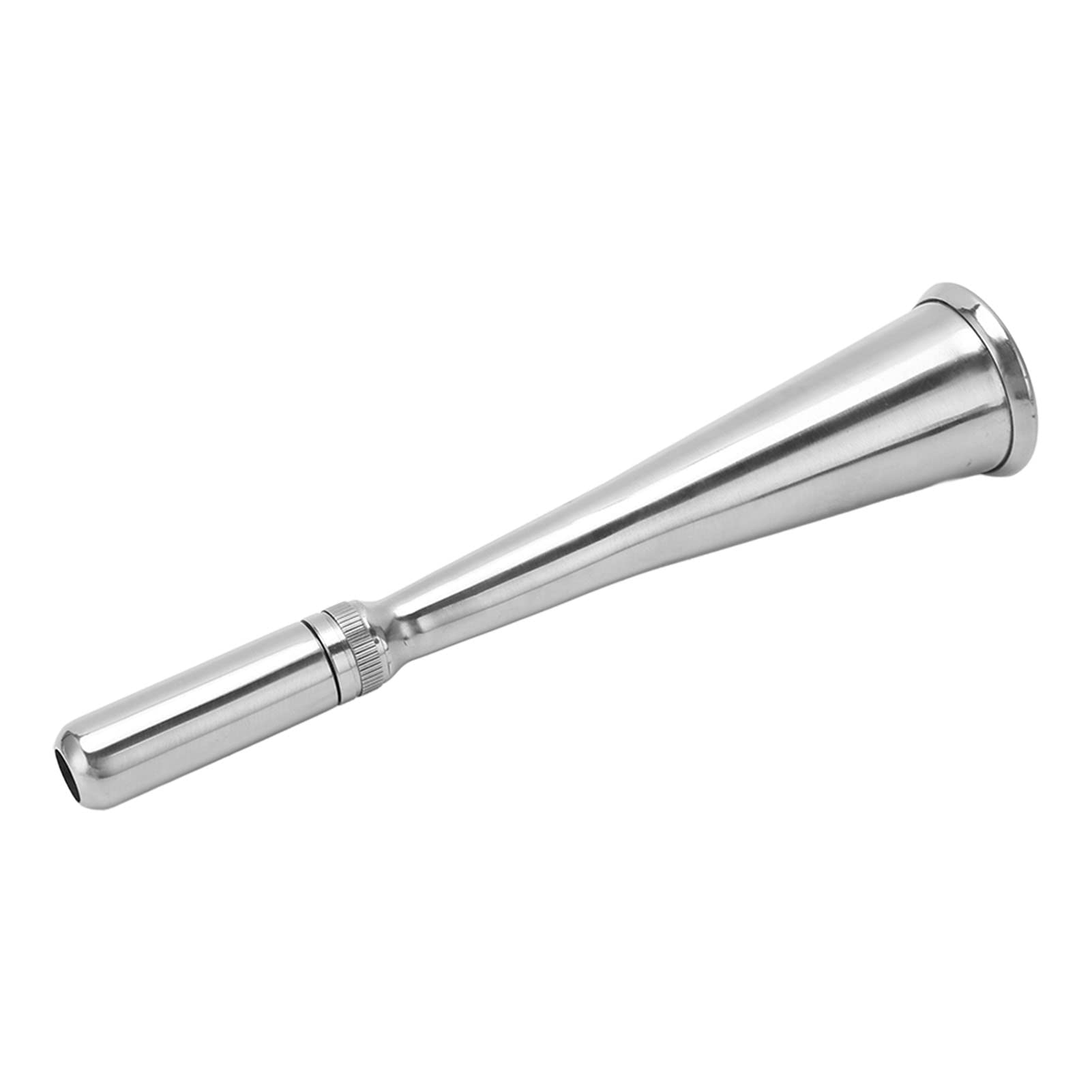 Boat Fog Horn, Handheld Foghorn Stainless Steel Fog Horn Removable Mouthpiece Accessory for Boat, Vintage Handheld Fog Horn for Boats, Stainless Steel Air Horn