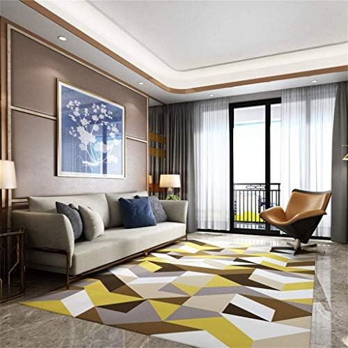 WGFGG Rectangle Modern Simplicity Geometric Carpet Living Room Bedroom Study Large Area Rug No Mites Non-Slip Kids Crawl Mat Machine Washable, Customizable (Size : 200x300cm(79x118inch))