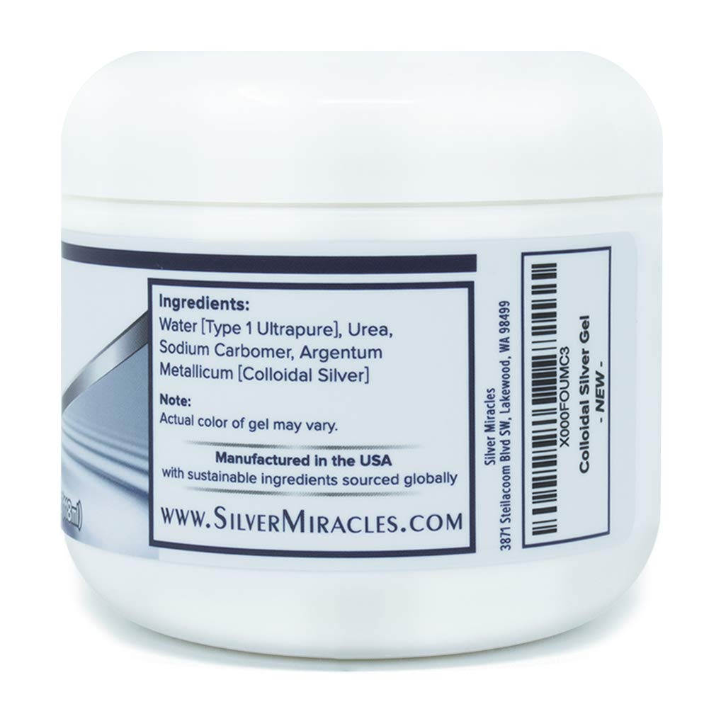 Colloidal Silver Gel - 4oz : Tattooing Products : Beauty
