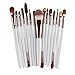 Hot Sale! Makeup Brush Set,Canserin 15 pcs Makeup Brush Set Tools Make-up Toiletry Kit Wool White Make Up Brush Set