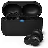 PHILIPS Q2000 Ear-Cuff Style TWS Earbuds - 28 Hours Play Time, Clear Calls, IPX4 Sweat-Resistant - Black