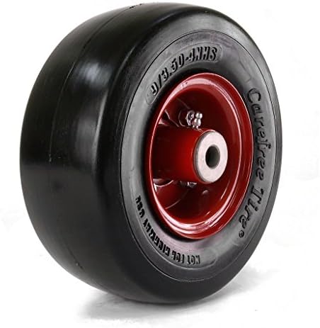 Martin Wheel 9x3.50-4 Carefree Solid Tire & Wheel Assembly 3/4" Roller Bearing Eliminator