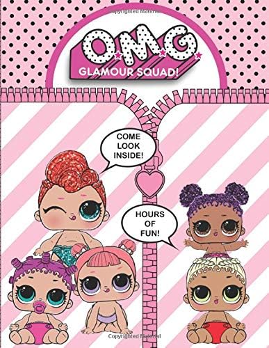 O.M.G. Glamour Squad: Little Sisters: Over 100 High Quality Coloring Pages! Paperback – Large Print, 1 Nov 2018