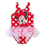 Disney Minnie Mouse Toddler Girls' 1 - Piece Tutu Swimsuit