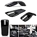 New Folding Mouse 2.4GHz Arc Touch Wireless Mouse Foldable Optical Mice with USB Receiver Suitable Bending Start Flat Close for PC Notebook/Laptop (Black)