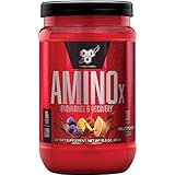 BSN Amino X Post Workout Muscle Recovery &amp; Endurance Powder with 10 Grams of Amino Acids Per Serving, Flavor: Fruit Punch, 30 Servings (Packaging May Vary)